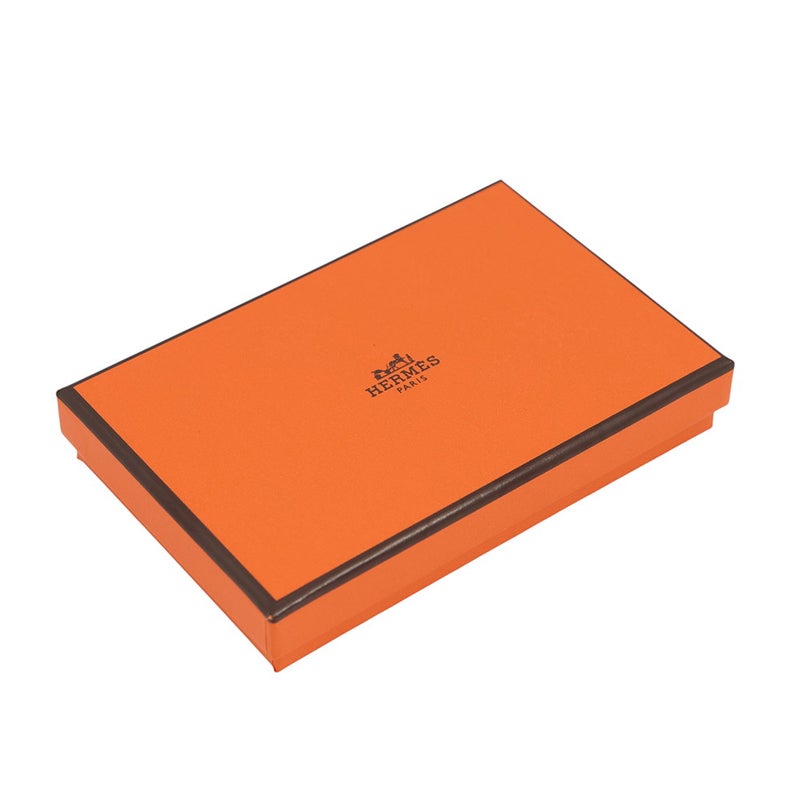 エルメス カードケース カルヴィ ブラック エプソン W刻印 HERMES 名刺入れ