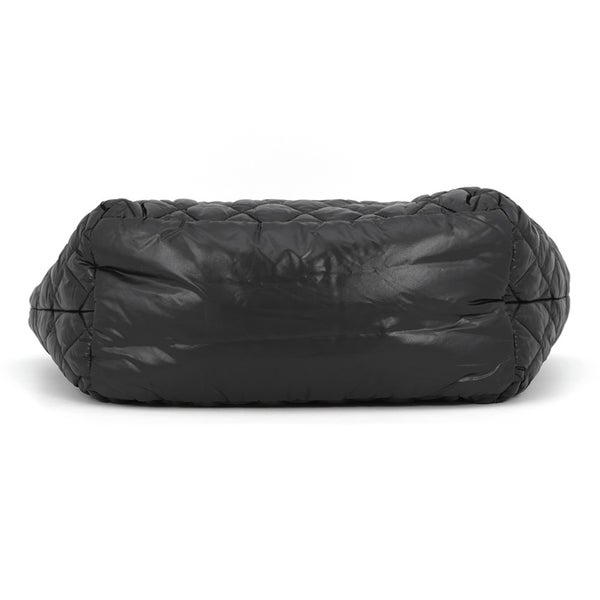シャネル トートバッグ マトラッセ ココマーク コココクーン スモール ナイロン A48610 CHANEL 黒