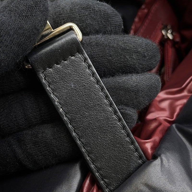 シャネル トートバッグ マトラッセ ココマーク コココクーン スモール ナイロン A48610 CHANEL 黒