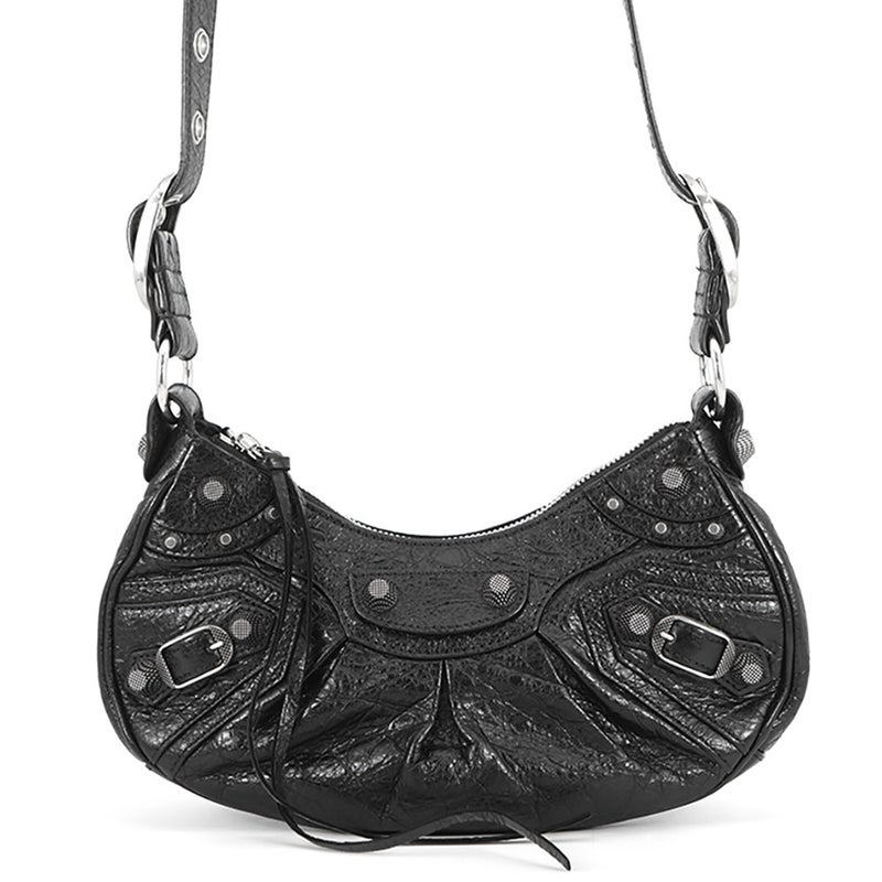 バレンシアガ ショルダーバッグ ル・カゴールXS レザー 671309 BALENCIAGA 黒