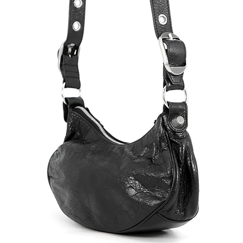 バレンシアガ ショルダーバッグ ル・カゴールXS レザー 671309 BALENCIAGA 黒