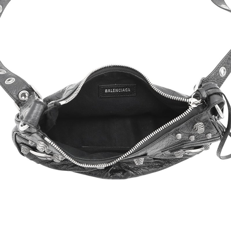 バレンシアガ ショルダーバッグ ル・カゴールXS レザー 671309 BALENCIAGA 黒