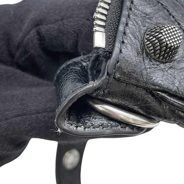 バレンシアガ ショルダーバッグ ル・カゴールXS レザー 671309 BALENCIAGA 黒