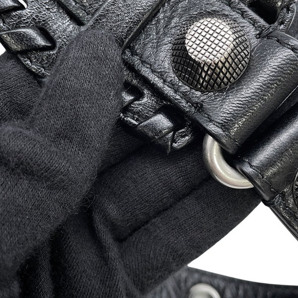 バレンシアガ ショルダーバッグ ル・カゴールXS レザー 671309 BALENCIAGA 黒