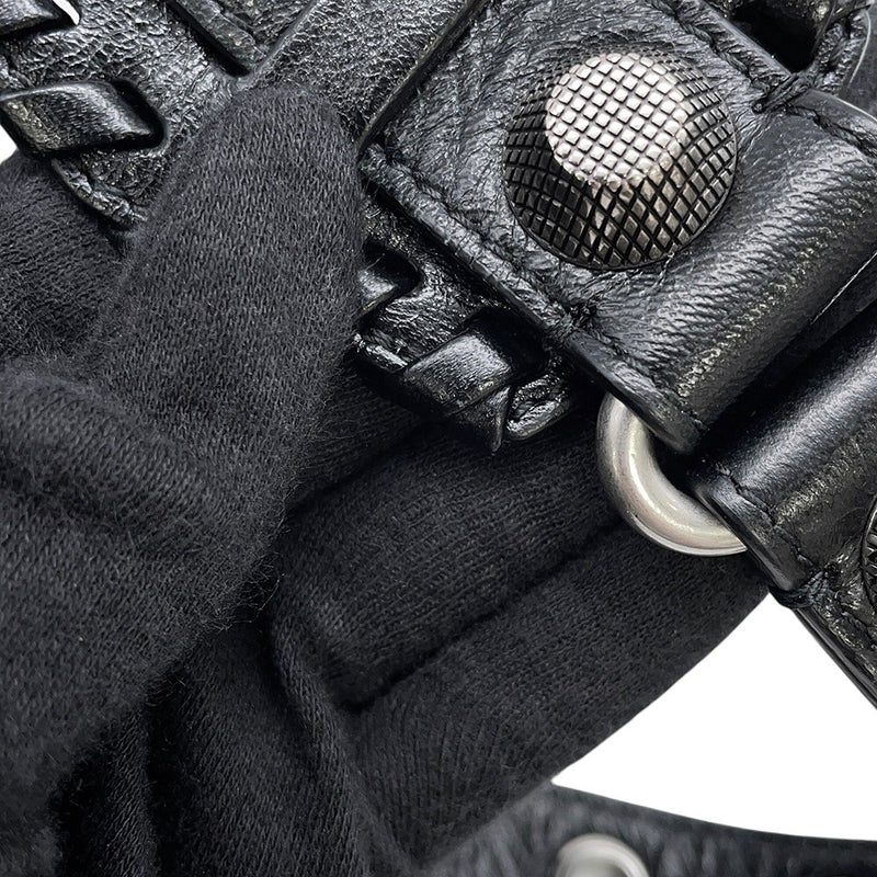 バレンシアガ ショルダーバッグ ル・カゴールXS レザー 671309 BALENCIAGA 黒