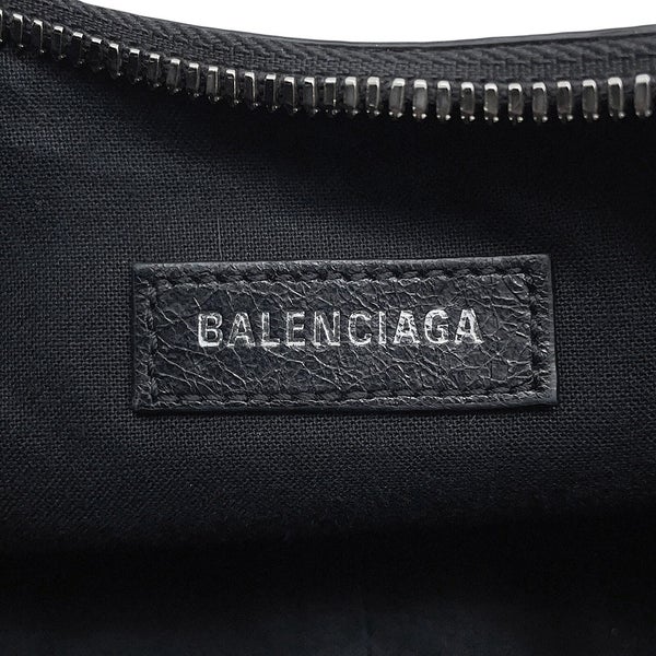 バレンシアガ ショルダーバッグ ル・カゴールXS レザー 671309 BALENCIAGA 黒