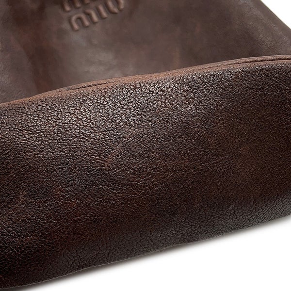 ミュウミュウ ショルダーバッグ ナッパレザー ミニバッグ  5NF460 Miu Miu バッグ