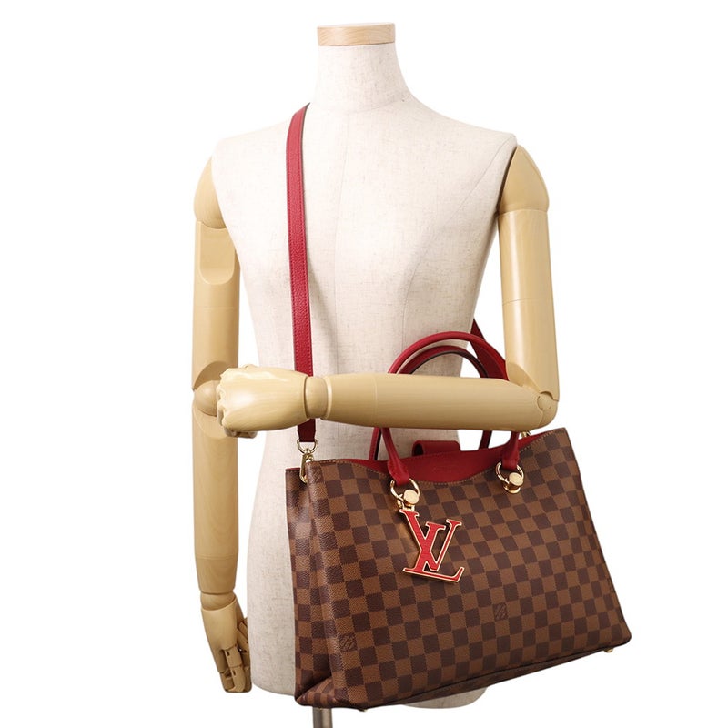 ルイヴィトン ハンドバッグ ダミエ・エベヌ LVリバーサイド N40052 LOUIS VUITTON 2wayショルダーバッグ