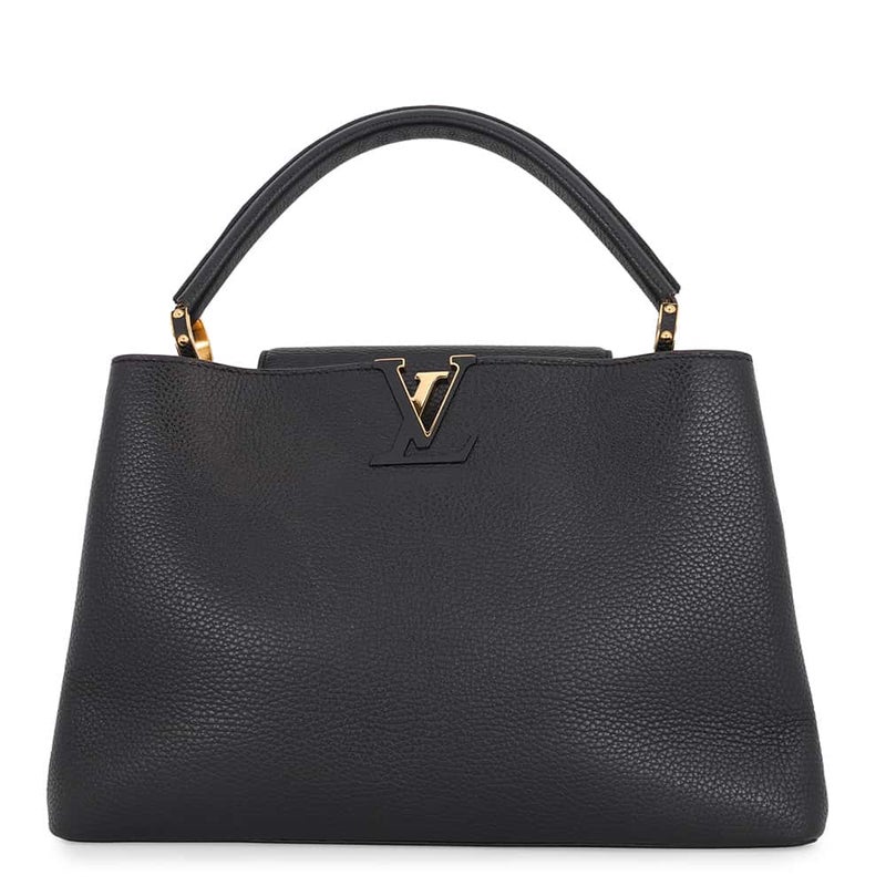 ルイヴィトン ハンドバッグ カプシーヌMM トリヨンレザー M48864 LOUIS VUITTON ヴィトン バッグ 黒