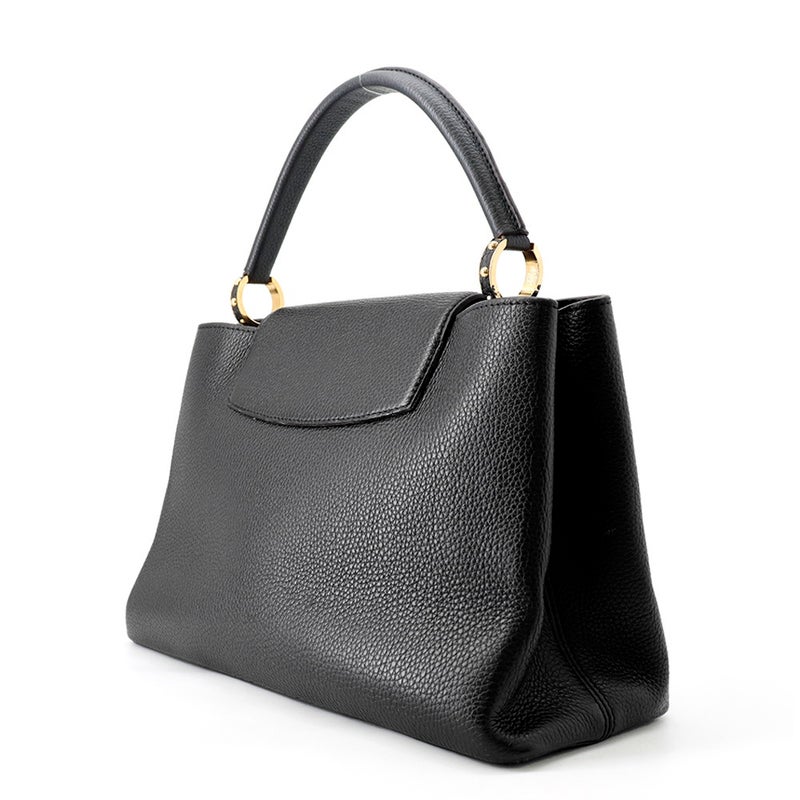 ルイヴィトン ハンドバッグ カプシーヌMM トリヨンレザー M48864 LOUIS VUITTON ヴィトン バッグ 黒
