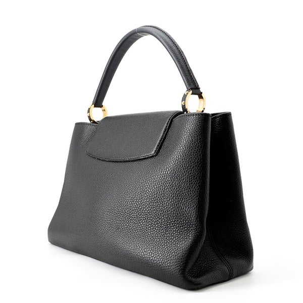 ルイヴィトン ハンドバッグ カプシーヌMM トリヨンレザー M48864 LOUIS VUITTON ヴィトン バッグ 黒