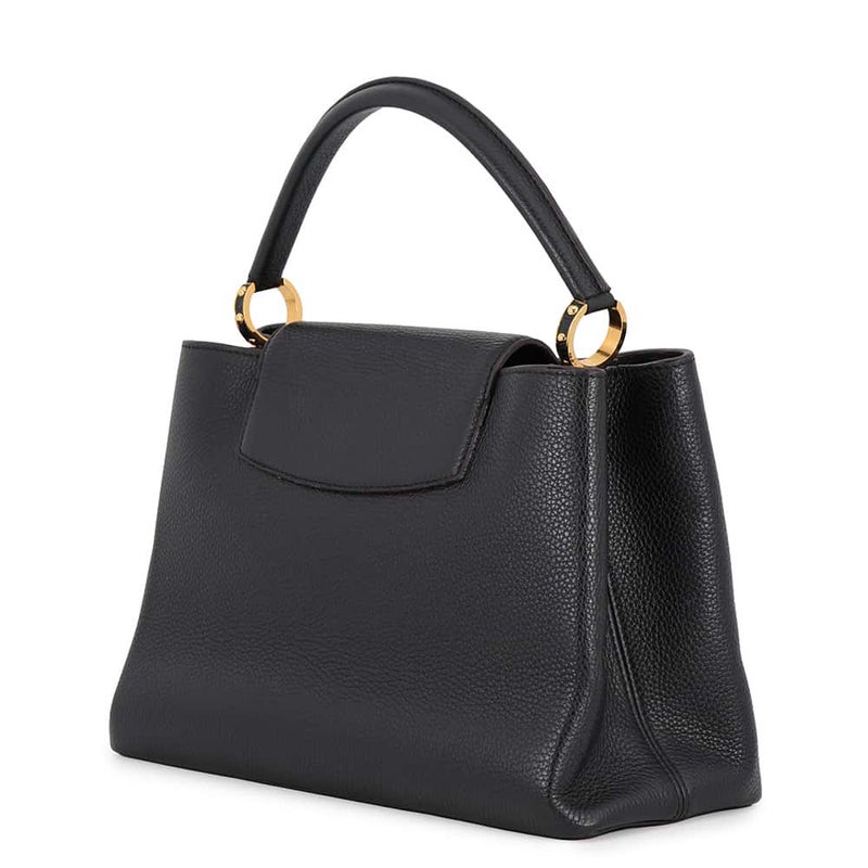 ルイヴィトン ハンドバッグ カプシーヌMM トリヨンレザー M48864 LOUIS VUITTON ヴィトン バッグ 黒