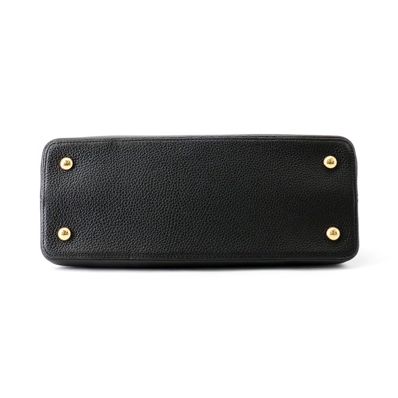 ルイヴィトン ハンドバッグ カプシーヌMM トリヨンレザー M48864 LOUIS VUITTON ヴィトン バッグ 黒