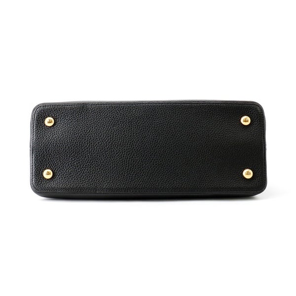 ルイヴィトン ハンドバッグ カプシーヌMM トリヨンレザー M48864 LOUIS VUITTON ヴィトン バッグ 黒