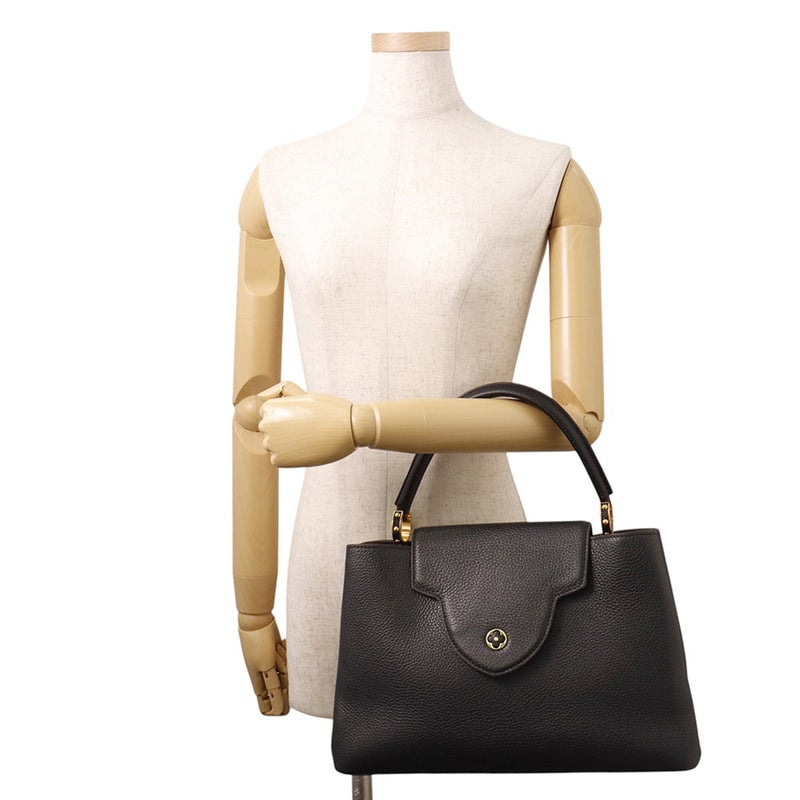 ルイヴィトン ハンドバッグ カプシーヌMM トリヨンレザー M48864 LOUIS VUITTON ヴィトン バッグ 黒