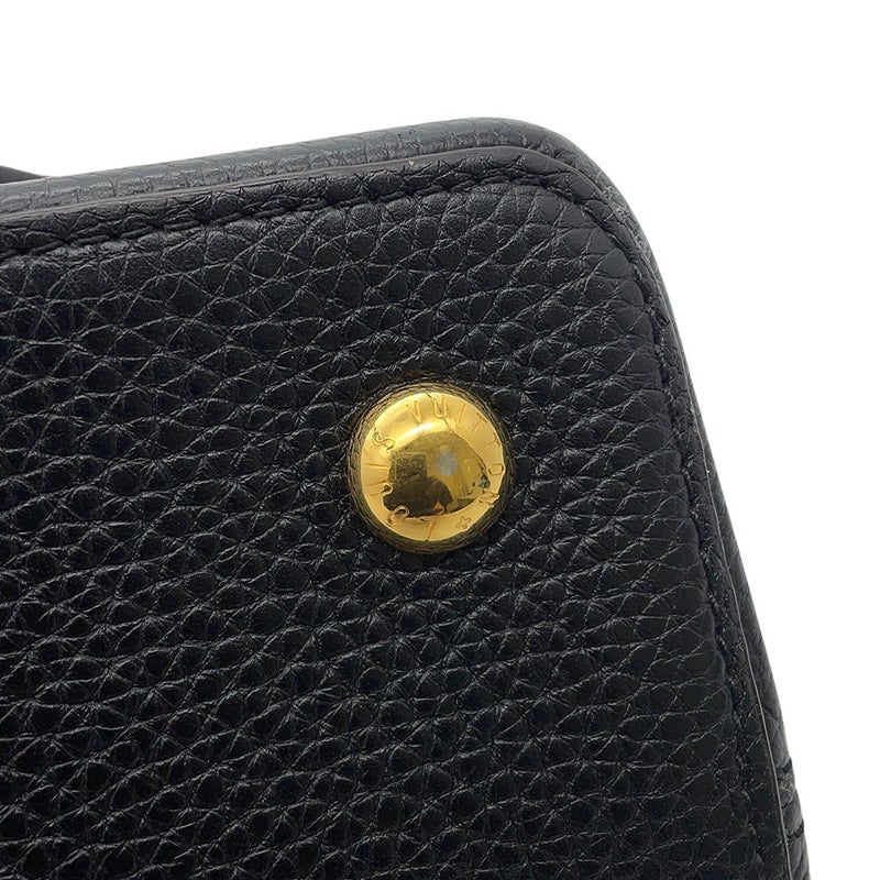 ルイヴィトン ハンドバッグ カプシーヌMM トリヨンレザー M48864 LOUIS VUITTON ヴィトン バッグ 黒