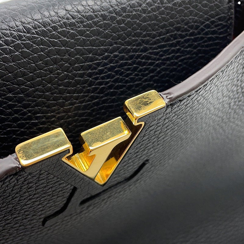 ルイヴィトン ハンドバッグ カプシーヌMM トリヨンレザー M48864 LOUIS VUITTON ヴィトン バッグ 黒