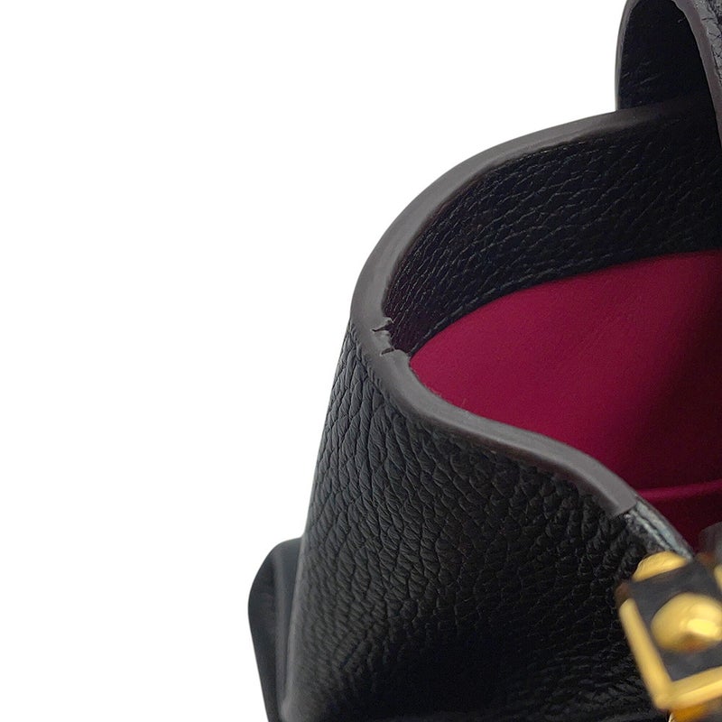ルイヴィトン ハンドバッグ カプシーヌMM トリヨンレザー M48864 LOUIS VUITTON ヴィトン バッグ 黒