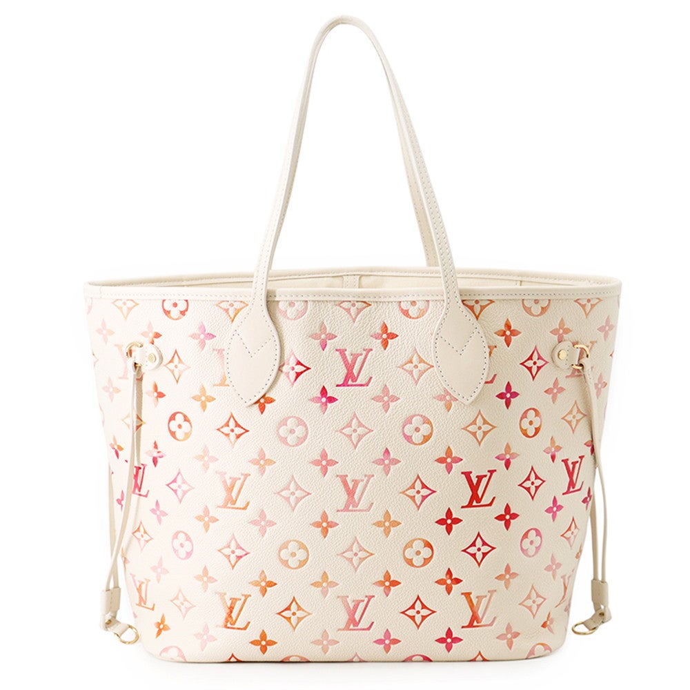 Louis Vuitton トートバッグ ポーチ付き　大容量　廃盤　A4 ルイヴィトン トートバッグ モノグラム・アンプラント ネヴァーフルMM