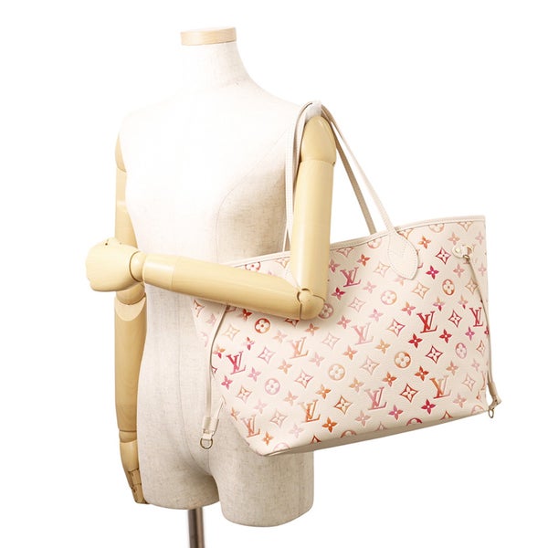 ルイヴィトン トートバッグ モノグラム・アンプラント ネヴァーフルMM M47080 LOUIS VUITTON ポーチ付き