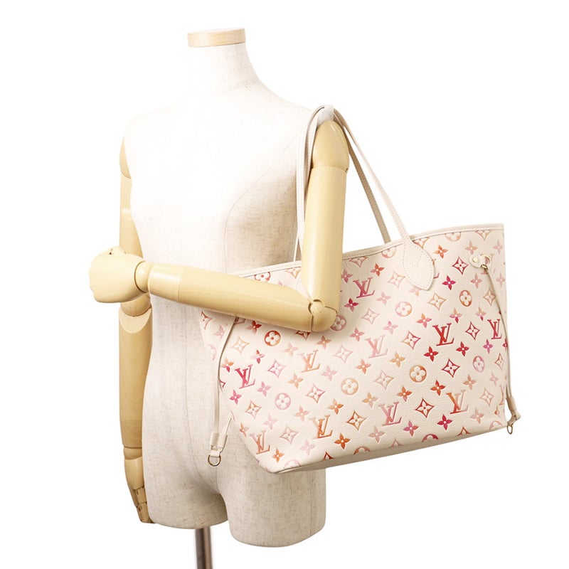 ルイヴィトン トートバッグ モノグラム・アンプラント ネヴァーフルMM M47080 LOUIS VUITTON ポーチ付き