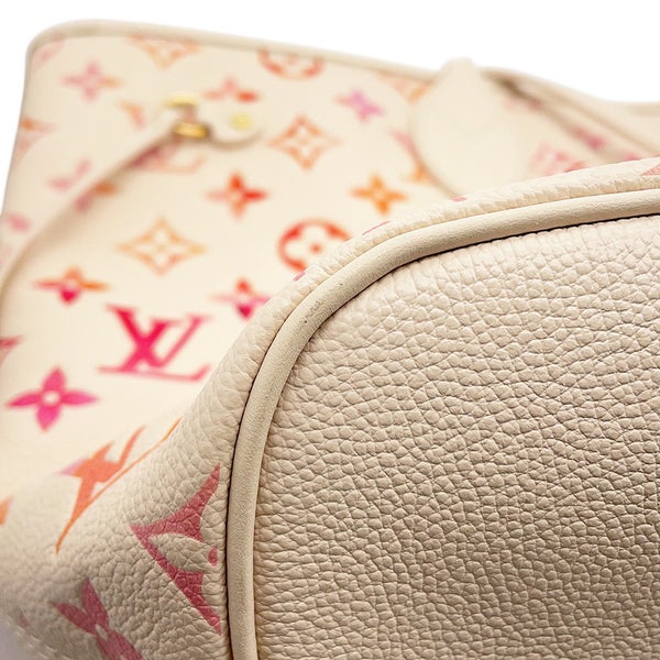 ルイヴィトン トートバッグ モノグラム・アンプラント ネヴァーフルMM M47080 LOUIS VUITTON ポーチ付き