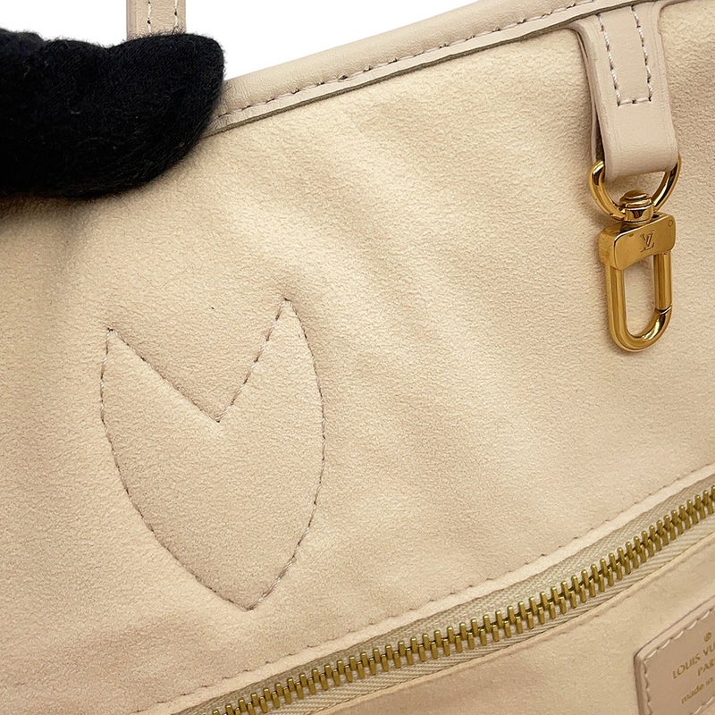 ルイヴィトン トートバッグ モノグラム・アンプラント ネヴァーフルMM M47080 LOUIS VUITTON ポーチ付き