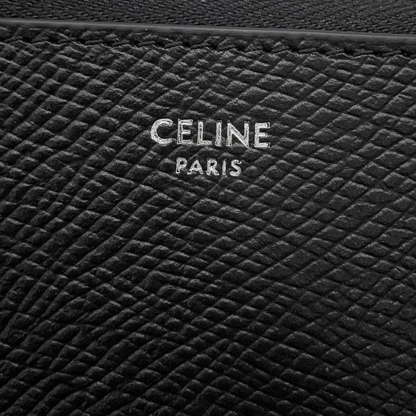 セリーヌ 長財布 ラージ ジップドウォレット  レザー 10B553BEL CELINE 財布 ブラック 黒