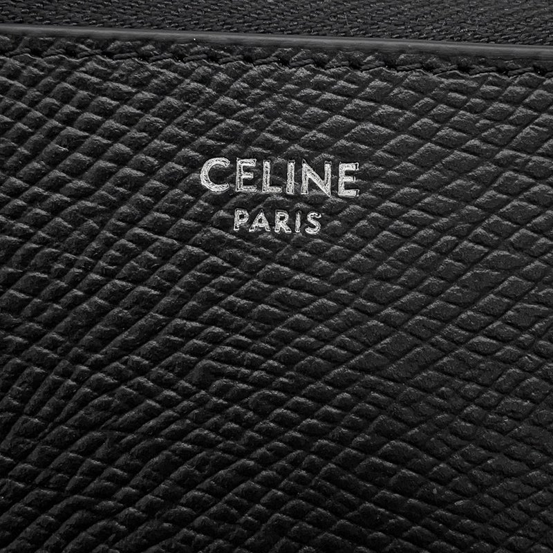 セリーヌ 長財布 ラージ ジップドウォレット  レザー 10B553BEL CELINE 財布 ブラック 黒