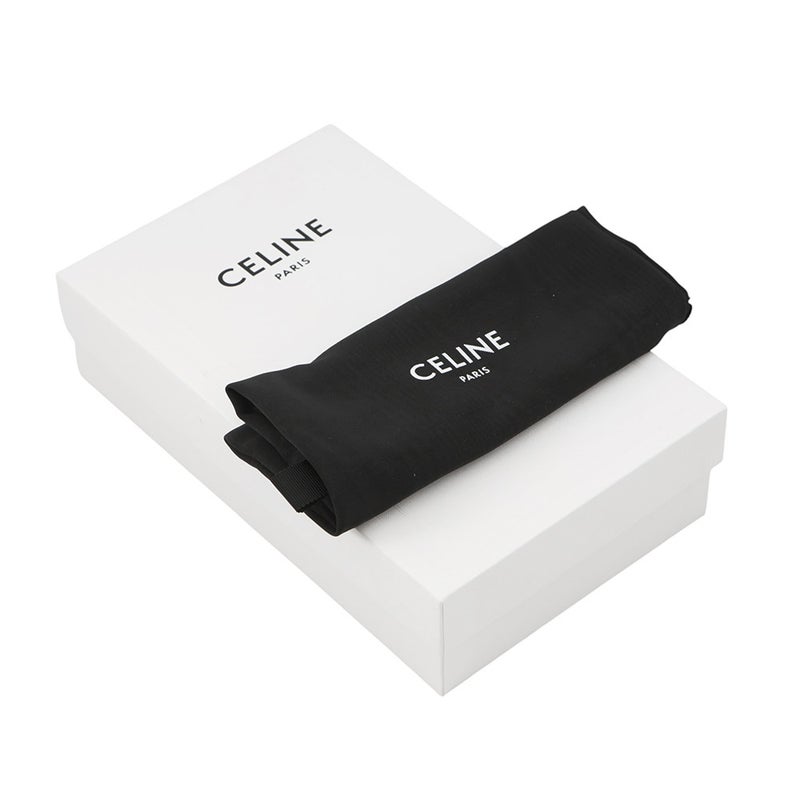 セリーヌ 長財布 ラージ ジップドウォレット  レザー 10B553BEL CELINE 財布 ブラック 黒