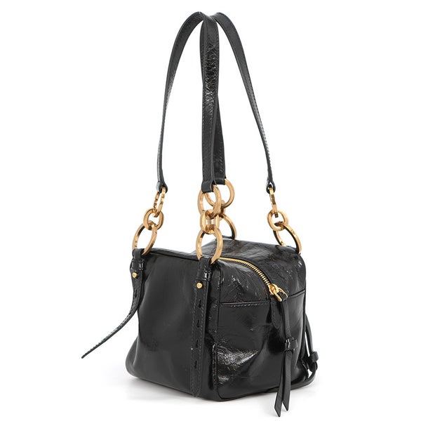 プラダ ハンドバッグ ダンクル トップハンドル ミニ 1BB137 PRADA バッグ ショルダーバッグ 黒