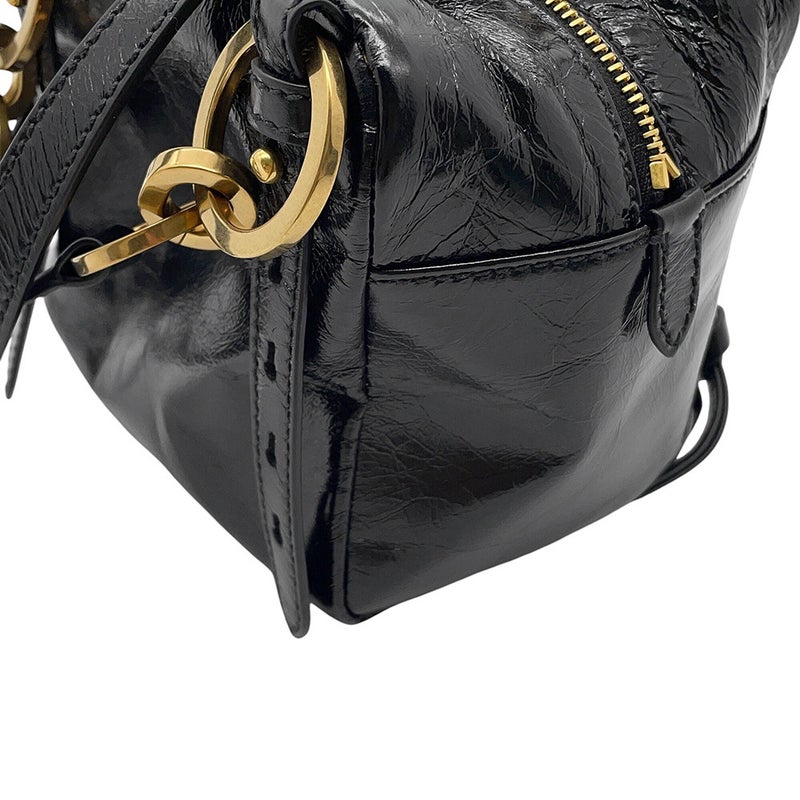 プラダ ハンドバッグ ダンクル トップハンドル ミニ 1BB137 PRADA バッグ ショルダーバッグ 黒