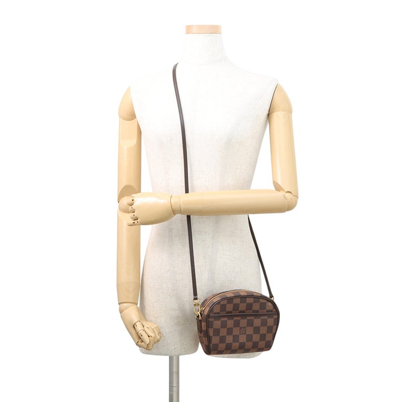 ルイヴィトン ショルダーポーチ ダミエ・エベヌ ポシェット イパネマ N51296 LOUIS VUITTON ヴィトン バッグ ポーチ