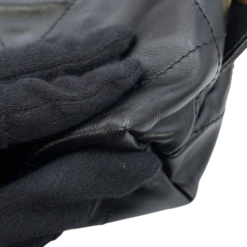 シャネル リュック シャネル22 バックパック スモール シャイニーカーフスキン AS3859 CHANEL バッグ 黒