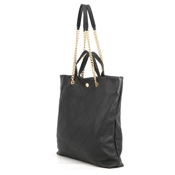 シャネル トートバッグ マトラッセ ココマーク マキシ ショッピングバッグ AS3128 CHANEL 2way 黒