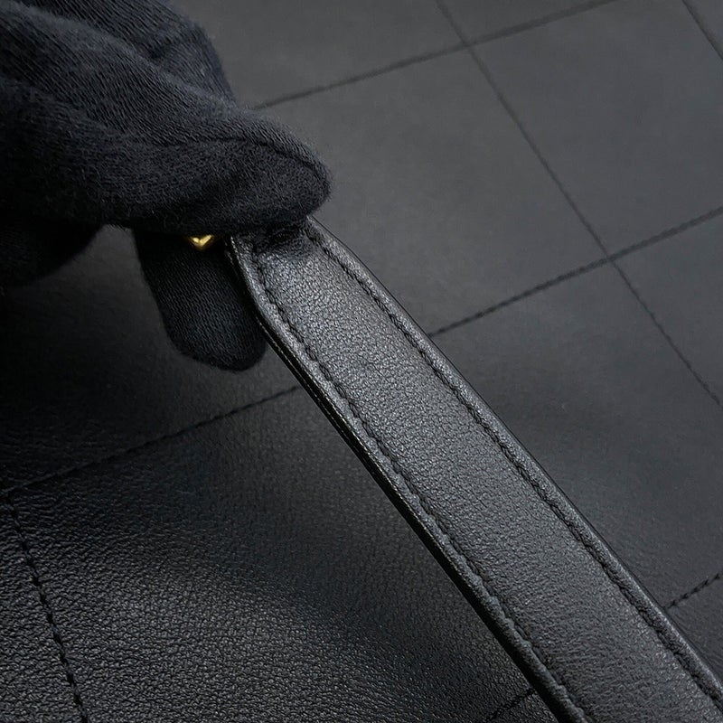 シャネル トートバッグ マトラッセ ココマーク マキシ ショッピングバッグ AS3128 CHANEL 2way 黒