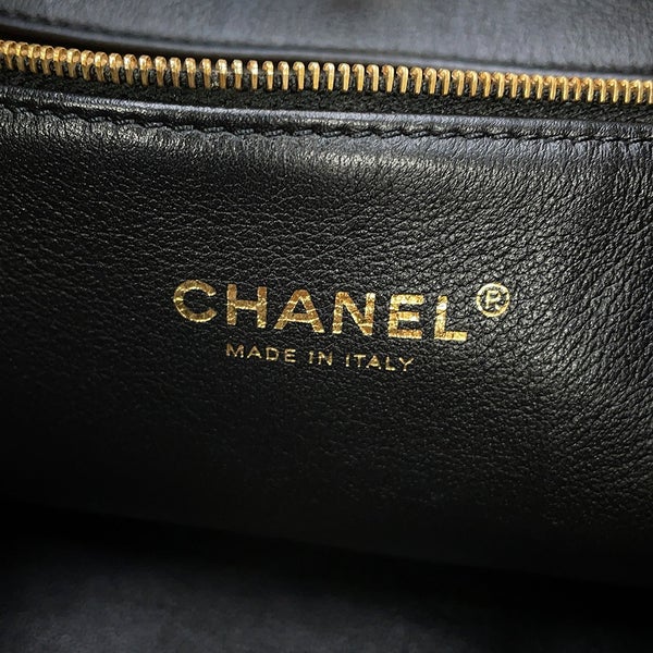 シャネル トートバッグ マトラッセ ココマーク マキシ ショッピングバッグ AS3128 CHANEL 2way 黒