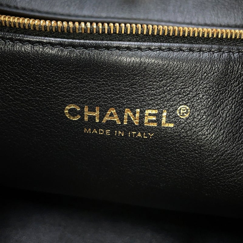 シャネル トートバッグ マトラッセ ココマーク マキシ ショッピングバッグ AS3128 CHANEL 2way 黒