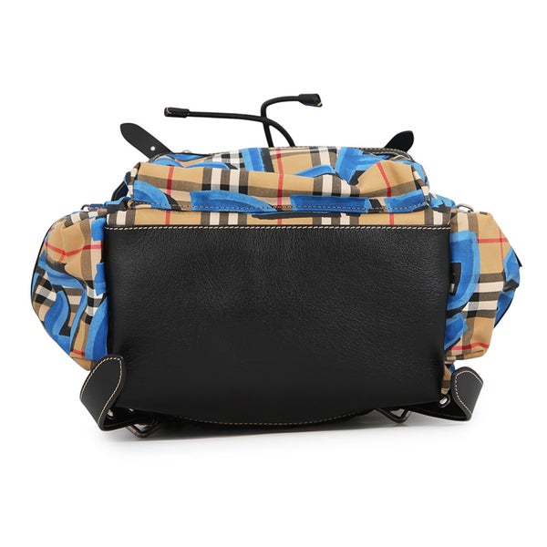 バーバリー リュック チェック柄 グラフィティ バックパック ナイロン レザー 4076962 BURBERRY