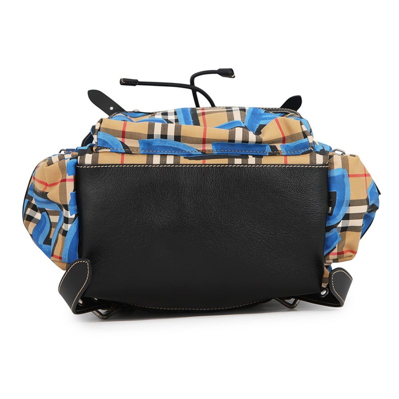 バーバリー リュック チェック柄 グラフィティ バックパック ナイロン レザー 4076962 BURBERRY