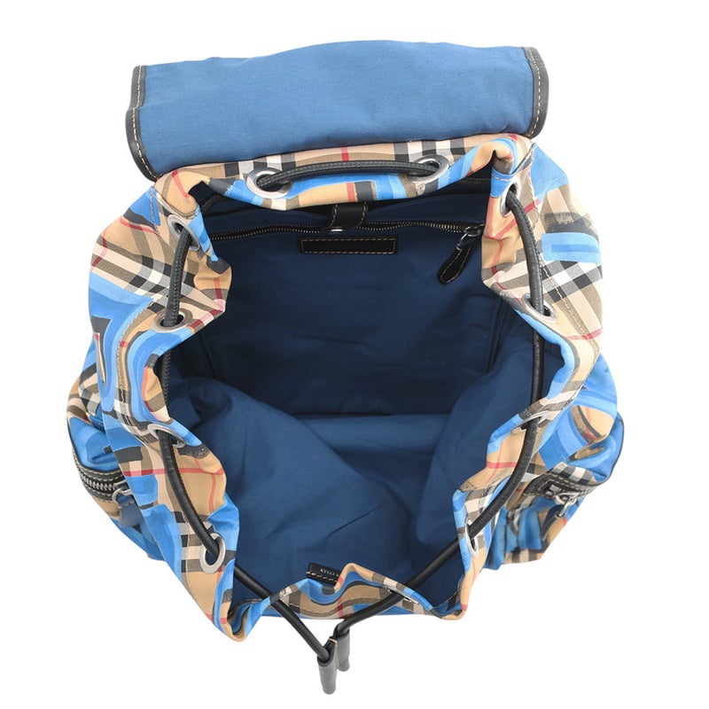 バーバリー リュック チェック柄 グラフィティ バックパック ナイロン レザー 4076962 BURBERRY