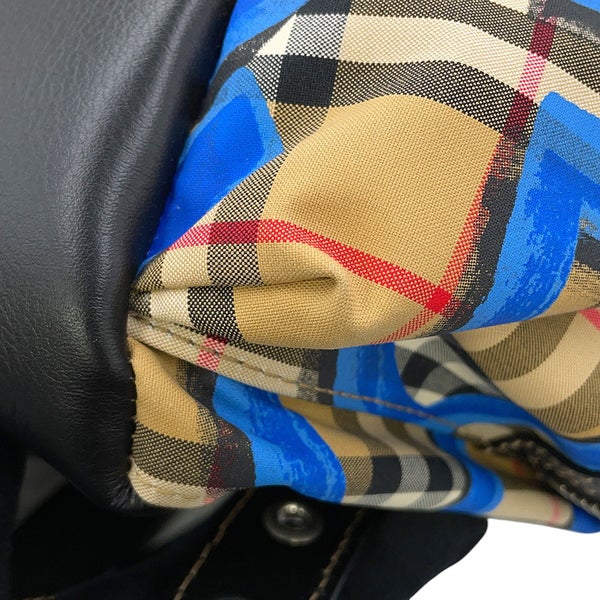 バーバリー リュック チェック柄 グラフィティ バックパック ナイロン レザー 4076962 BURBERRY