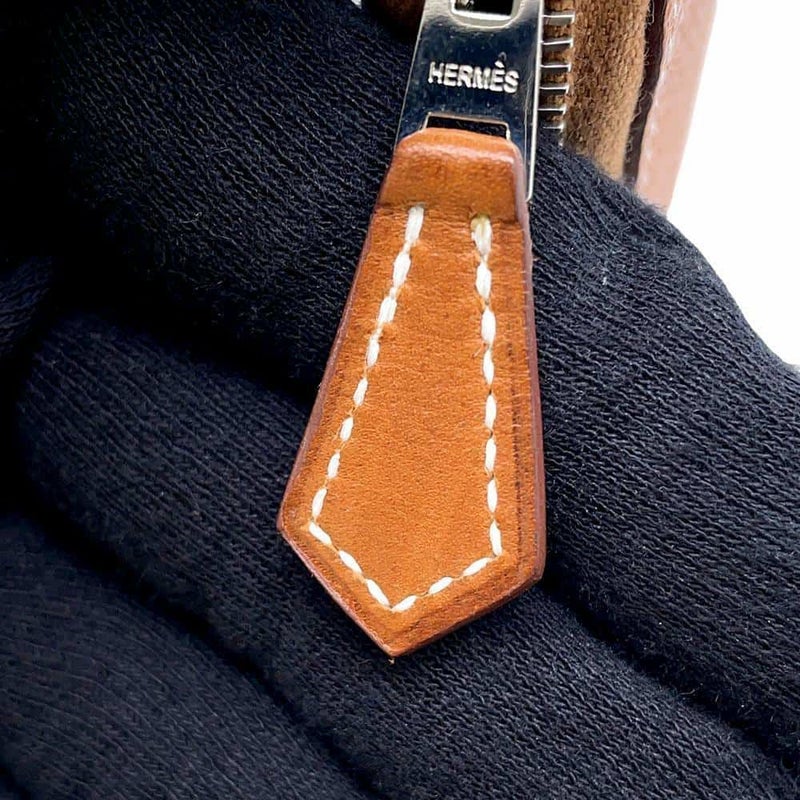 エルメス 長財布 アザップロング シルクイン ゴールド/シルバー金具 エプソン U刻印 財布