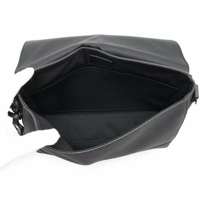 ルイヴィトン ショルダーバッグ テイクオフ・メッセンジャー グレインレザー M57080 LOUIS VUITTON ブラック 黒