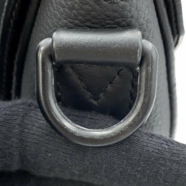 ルイヴィトン ショルダーバッグ テイクオフ・メッセンジャー グレインレザー M57080 LOUIS VUITTON ブラック 黒