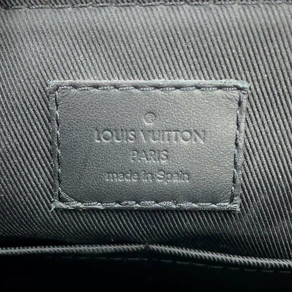 ルイヴィトン ショルダーバッグ テイクオフ・メッセンジャー グレインレザー M57080 LOUIS VUITTON ブラック 黒