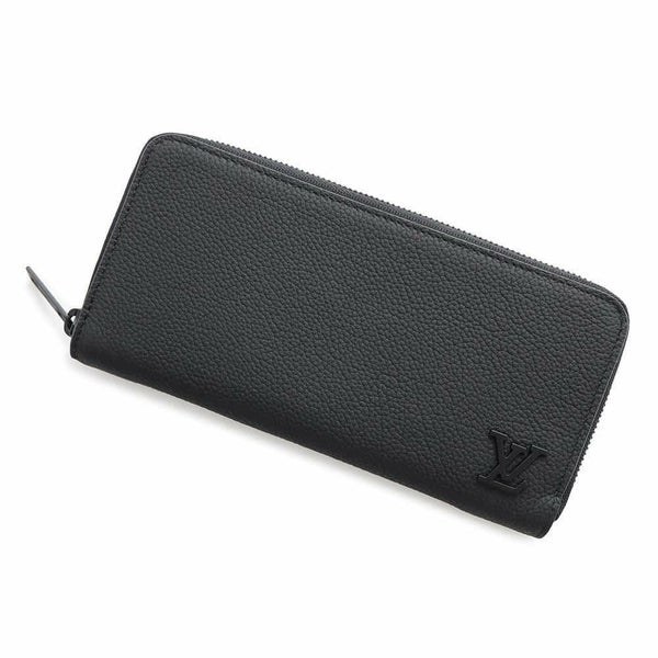 ルイヴィトン 長財布 ジッピーウォレット・ホリゾンタル LV アエログラム M80334 LOUIS VUITTON 財布 メンズ 黒