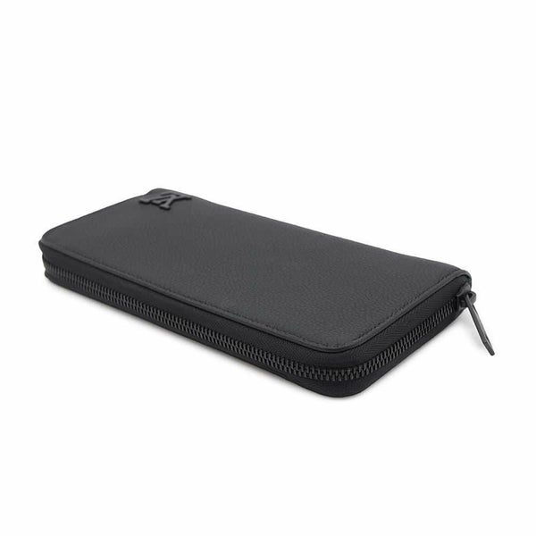 ルイヴィトン 長財布 ジッピーウォレット・ホリゾンタル LV アエログラム M80334 LOUIS VUITTON 財布 メンズ 黒