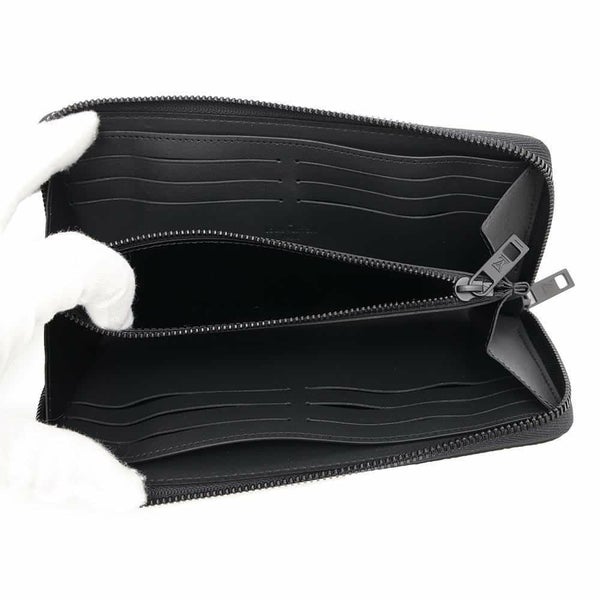 ルイヴィトン 長財布 ジッピーウォレット・ホリゾンタル LV アエログラム M80334 LOUIS VUITTON 財布 メンズ 黒