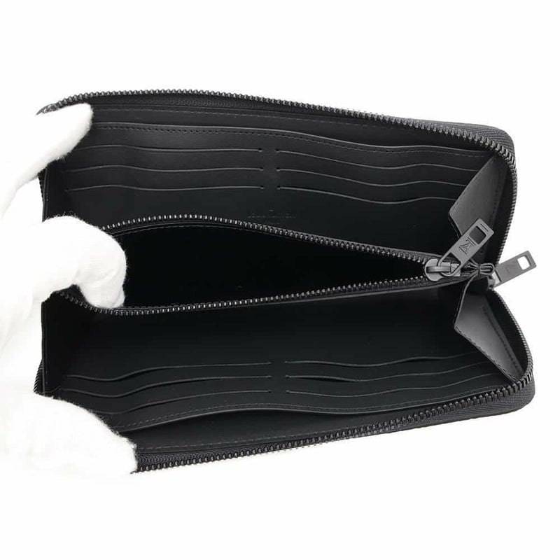 ルイヴィトン 長財布 ジッピーウォレット・ホリゾンタル LV アエログラム M80334 LOUIS VUITTON 財布 メンズ 黒